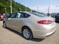 2017 White Gold Ford Fusion S  photo #4