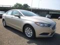 2017 White Gold Ford Fusion S  photo #8