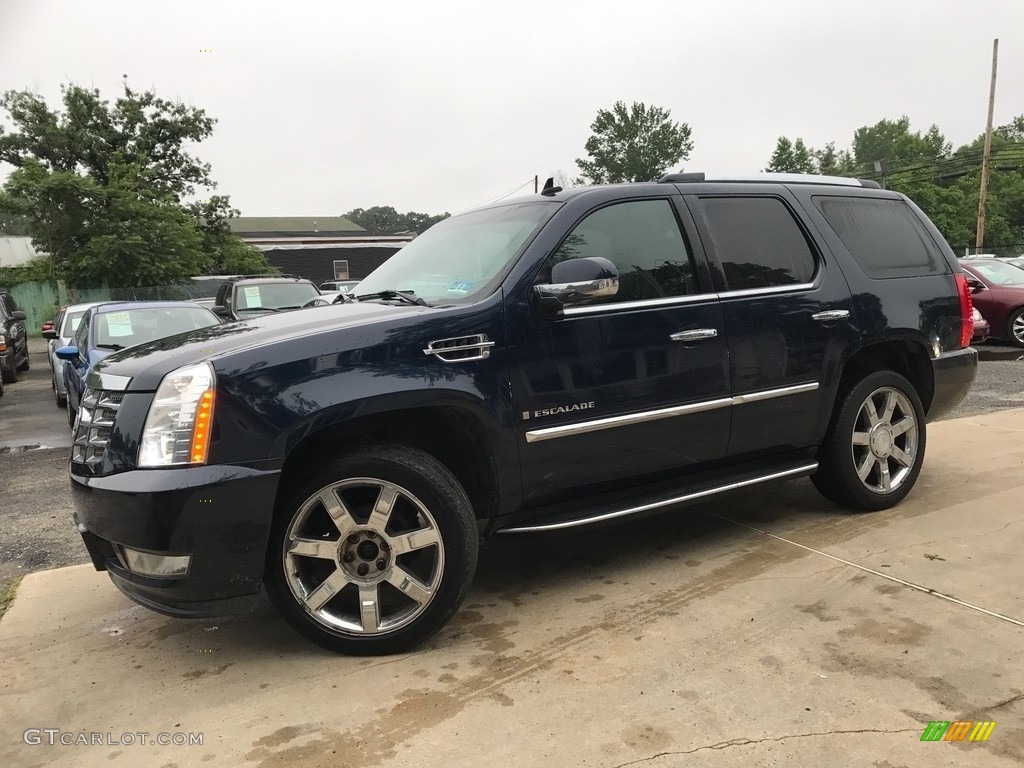 2008 Escalade AWD - Blue Chip / Ebony photo #2