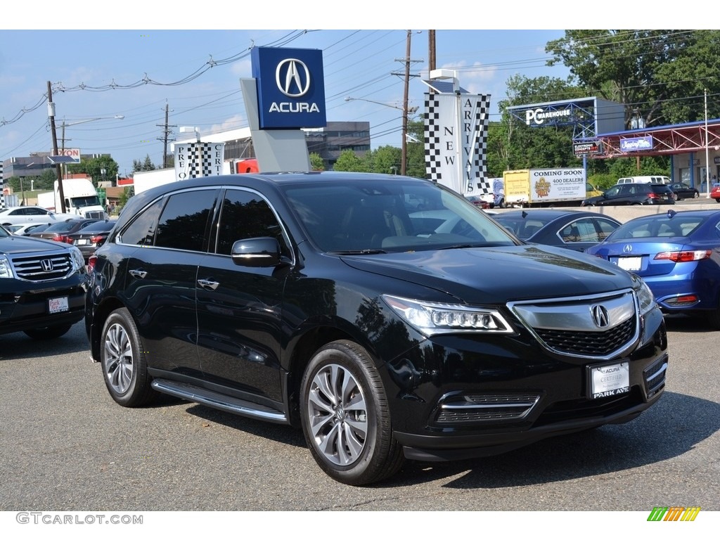Crystal Black Pearl Acura MDX