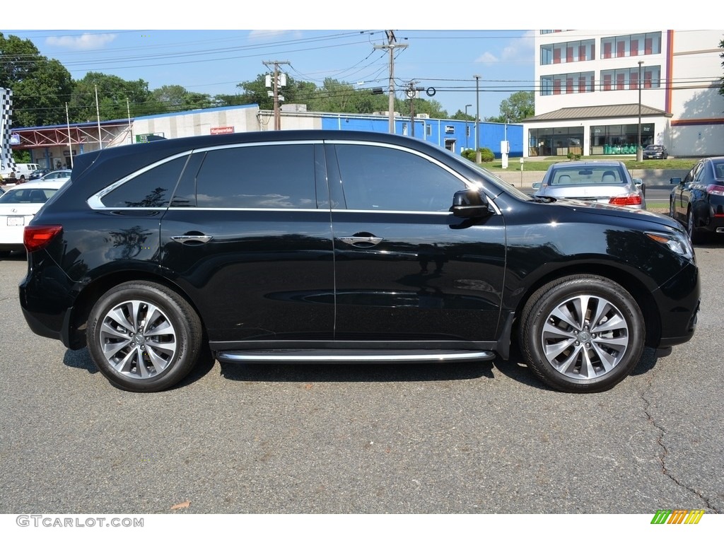 2016 MDX SH-AWD Technology - Crystal Black Pearl / Ebony photo #2