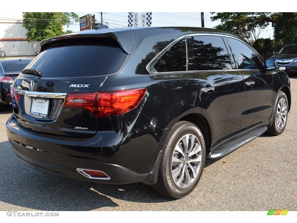 2016 MDX SH-AWD Technology - Crystal Black Pearl / Ebony photo #3