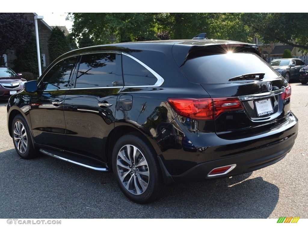 2016 MDX SH-AWD Technology - Crystal Black Pearl / Ebony photo #5