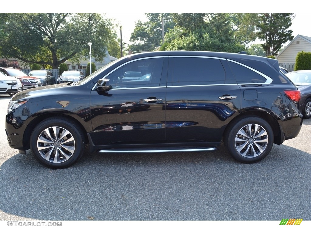 2016 MDX SH-AWD Technology - Crystal Black Pearl / Ebony photo #6
