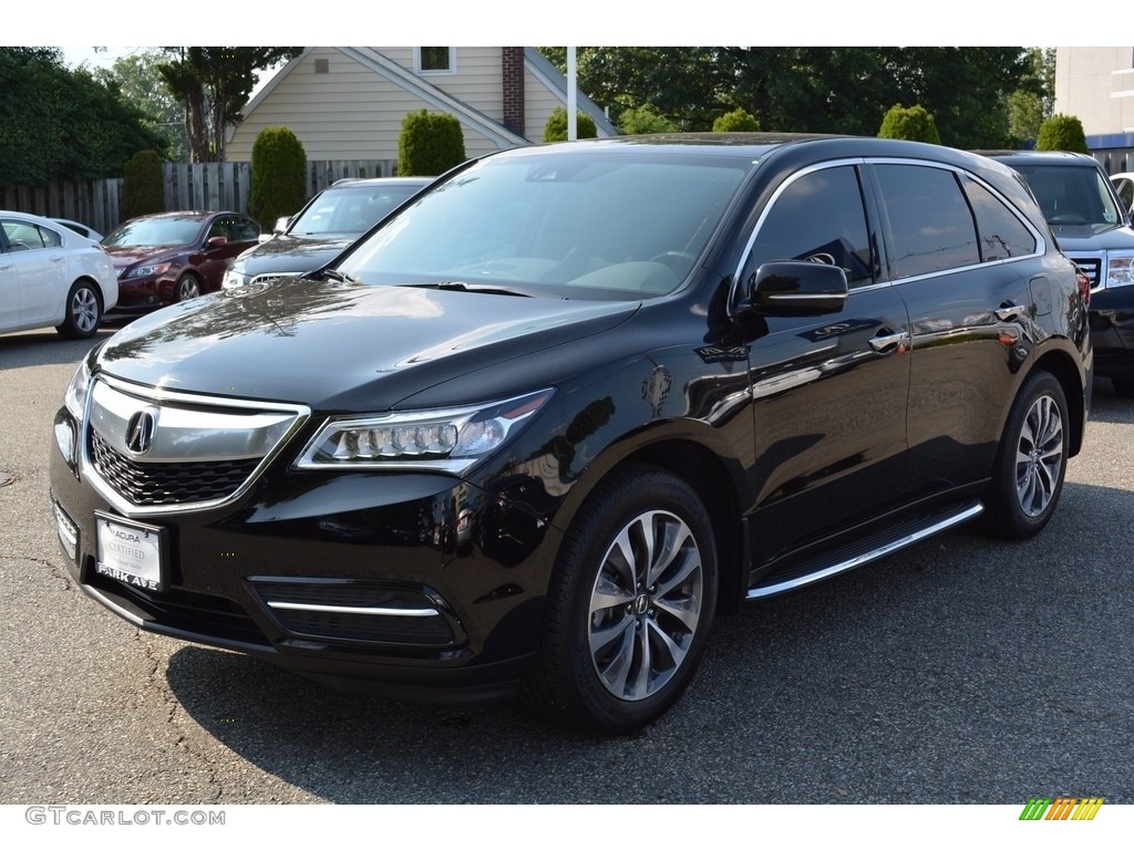 2016 MDX SH-AWD Technology - Crystal Black Pearl / Ebony photo #7