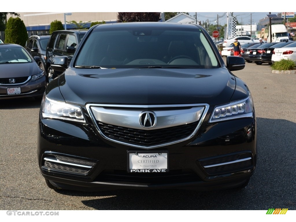 2016 MDX SH-AWD Technology - Crystal Black Pearl / Ebony photo #8