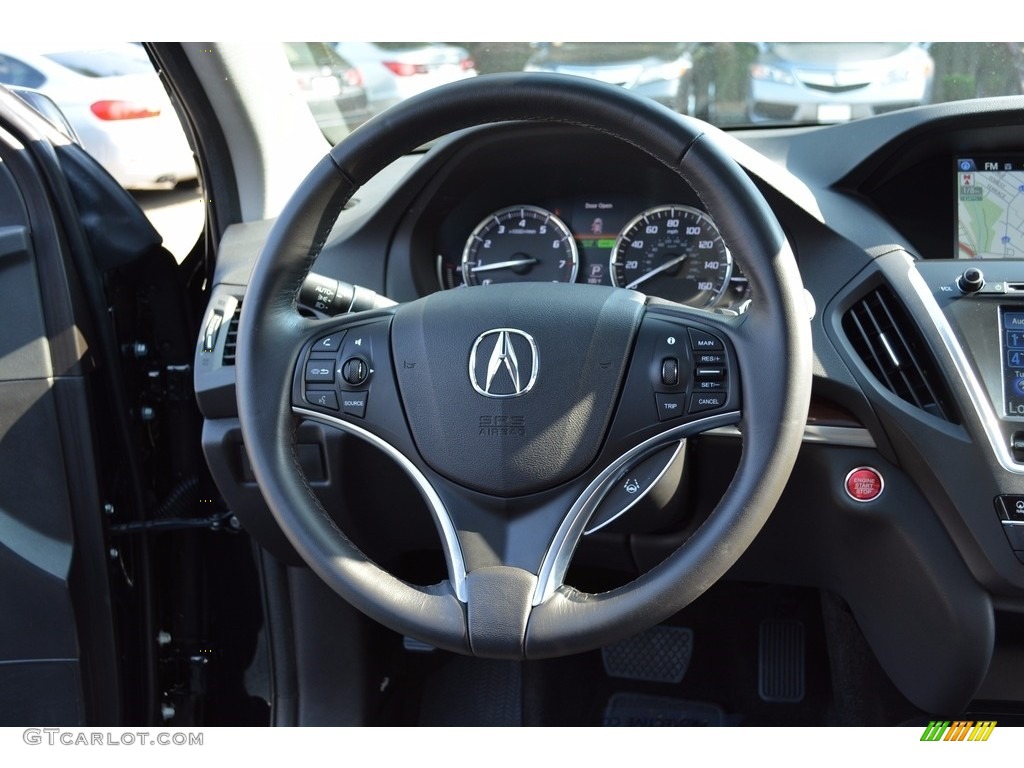 2016 MDX SH-AWD Technology - Crystal Black Pearl / Ebony photo #18