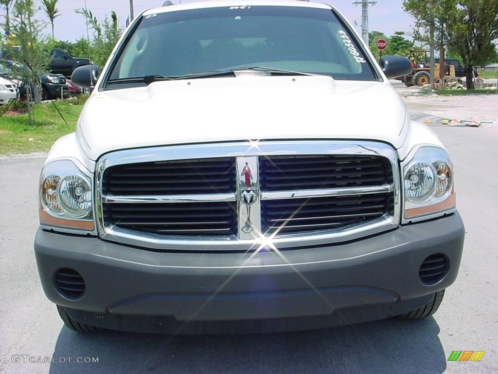 2005 Durango SXT - Bright White / Medium Slate Gray photo #9