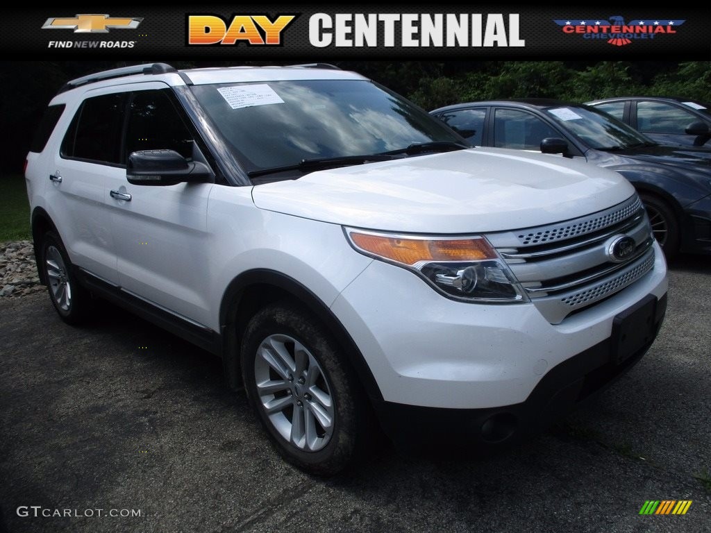 Oxford White Ford Explorer