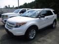 2013 Oxford White Ford Explorer XLT 4WD  photo #2