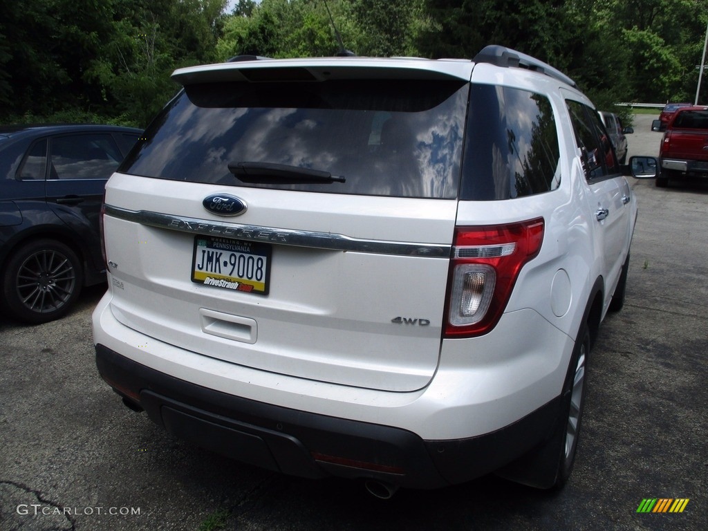 2013 Explorer XLT 4WD - Oxford White / Charcoal Black photo #4