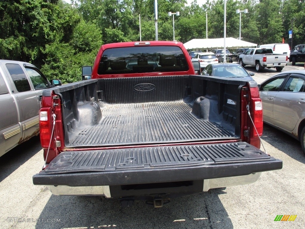 2013 F250 Super Duty XLT Regular Cab 4x4 - Ruby Red Metallic / Steel photo #10