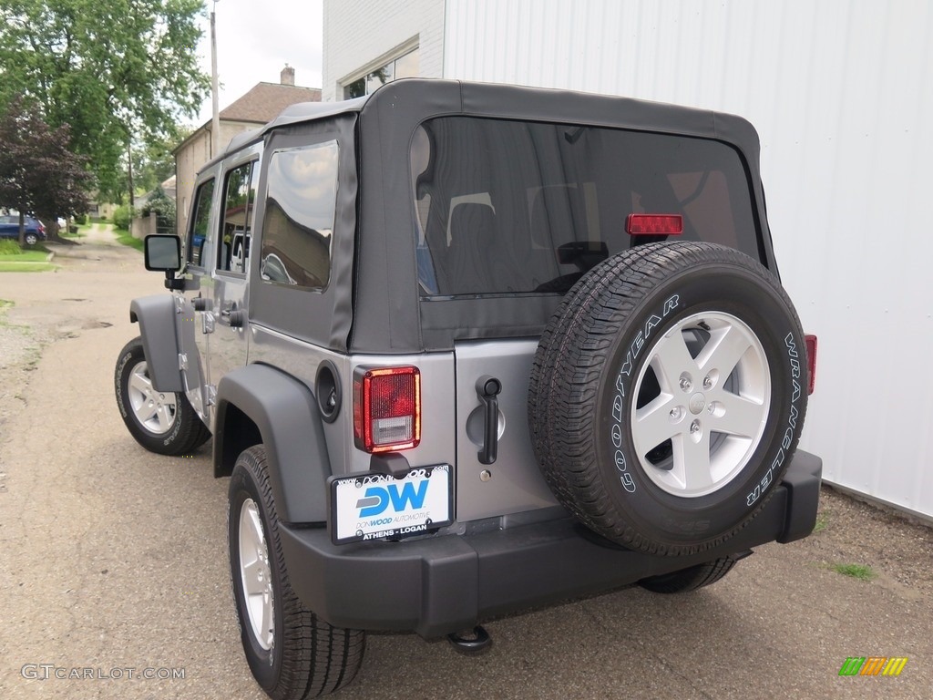 2017 Wrangler Unlimited Sport 4x4 - Billet Silver Metallic / Black photo #5