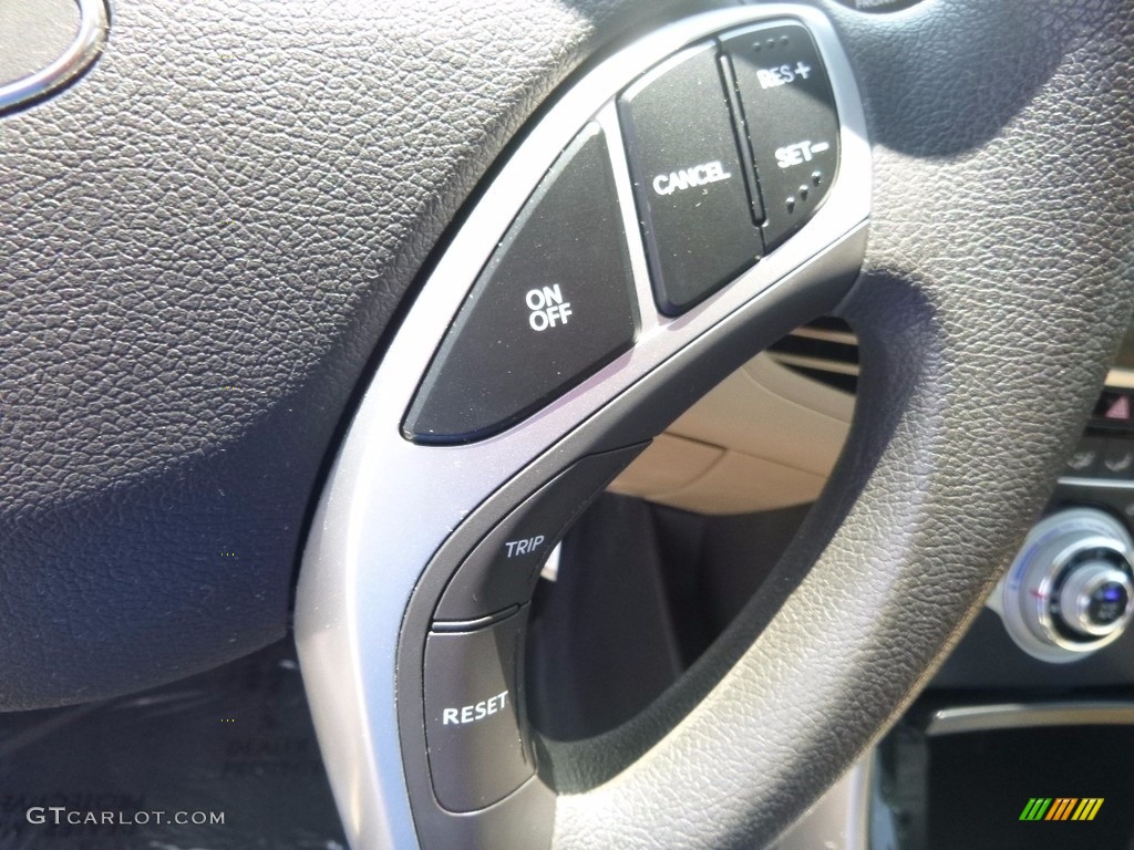 2012 Elantra GLS - Midnight Black / Beige photo #24