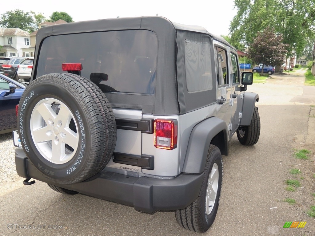 2017 Wrangler Unlimited Sport 4x4 - Billet Silver Metallic / Black photo #7