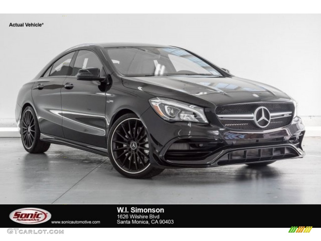 2017 CLA 45 AMG 4Matic Coupe - Cosmos Black Metallic / Black photo #1