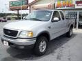 2002 Silver Metallic Ford F150 XLT SuperCab 4x4  photo #3
