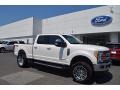 2017 White Platinum Ford F250 Super Duty Lariat Crew Cab 4x4  photo #1