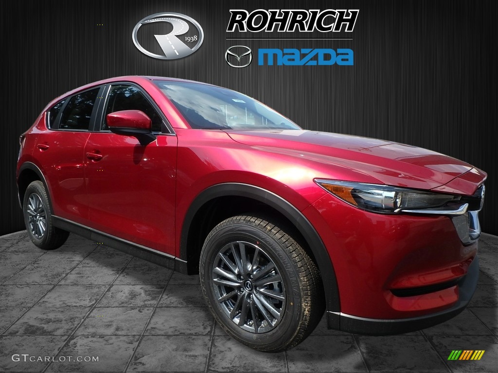 2017 CX-5 Touring AWD - Soul Red Metallic / Black photo #1