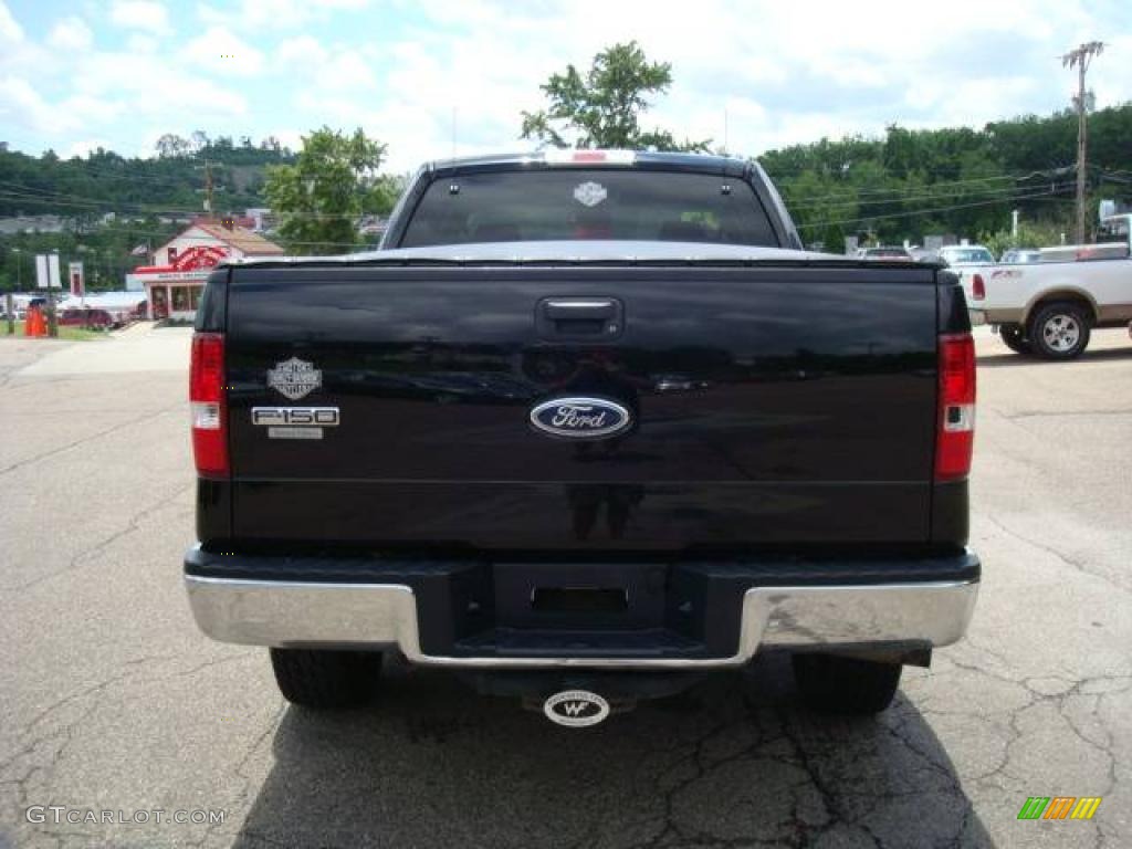 2005 F150 XLT SuperCab 4x4 - Black / Medium Flint Grey photo #3