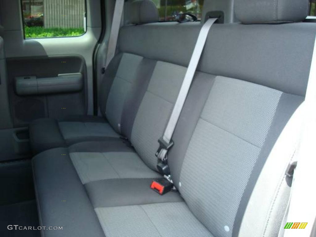 2005 F150 XLT SuperCab 4x4 - Black / Medium Flint Grey photo #8