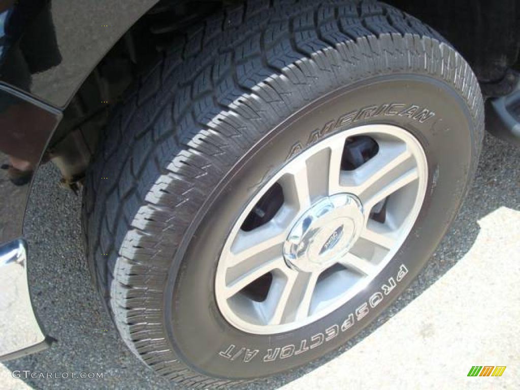 2005 F150 XLT SuperCab 4x4 - Black / Medium Flint Grey photo #12