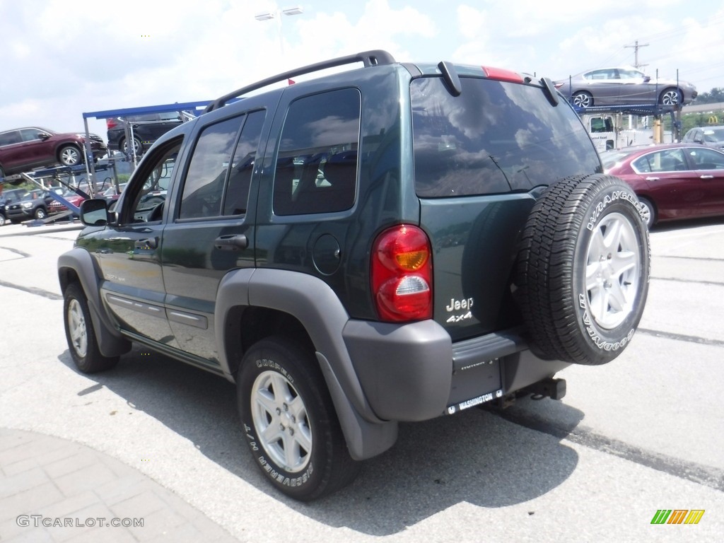 2002 Liberty Sport 4x4 - Shale Green Metallic / Dark Slate Gray photo #7