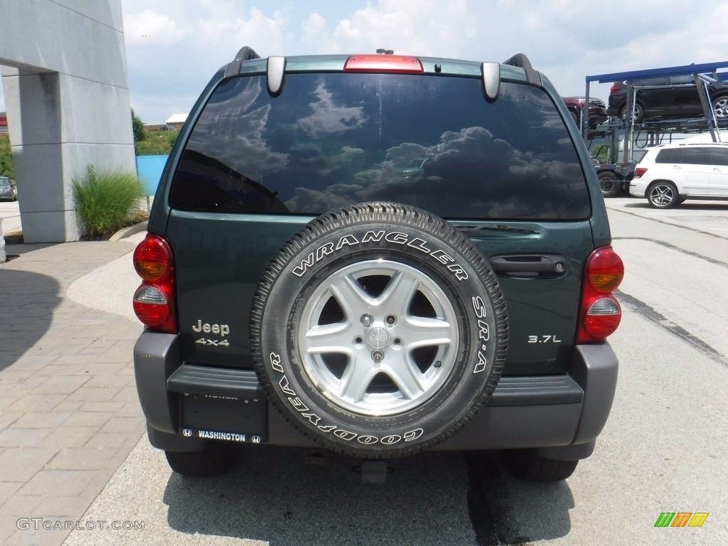 2002 Liberty Sport 4x4 - Shale Green Metallic / Dark Slate Gray photo #8