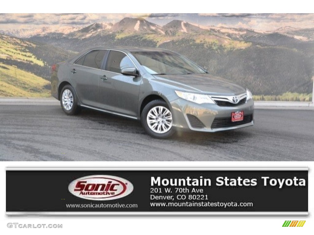 2014 Camry LE - Cypress Pearl / Ivory photo #1