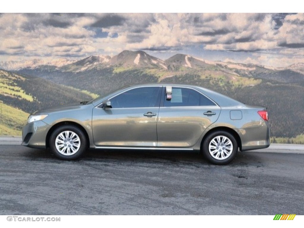 2014 Camry LE - Cypress Pearl / Ivory photo #6
