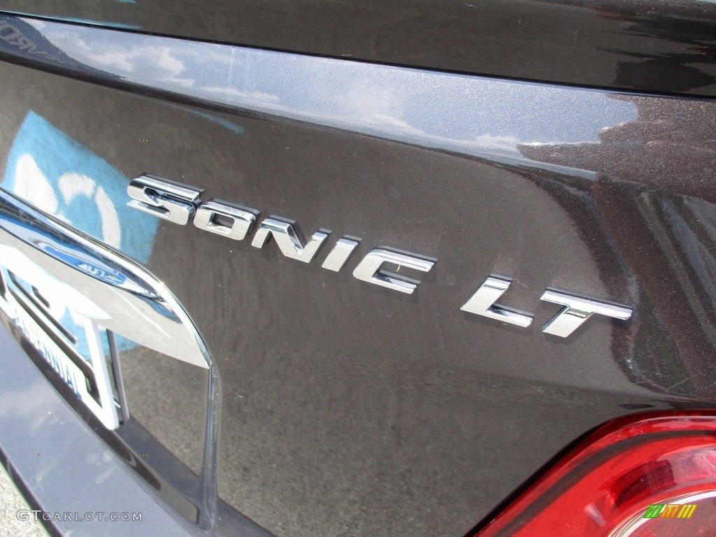 2013 Sonic LT Sedan - Mocha Bronze Metallic / Jet Black/Brick photo #10