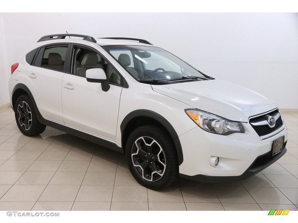 2014 XV Crosstrek 2.0i Limited - Satin White Pearl / Ivory photo #1