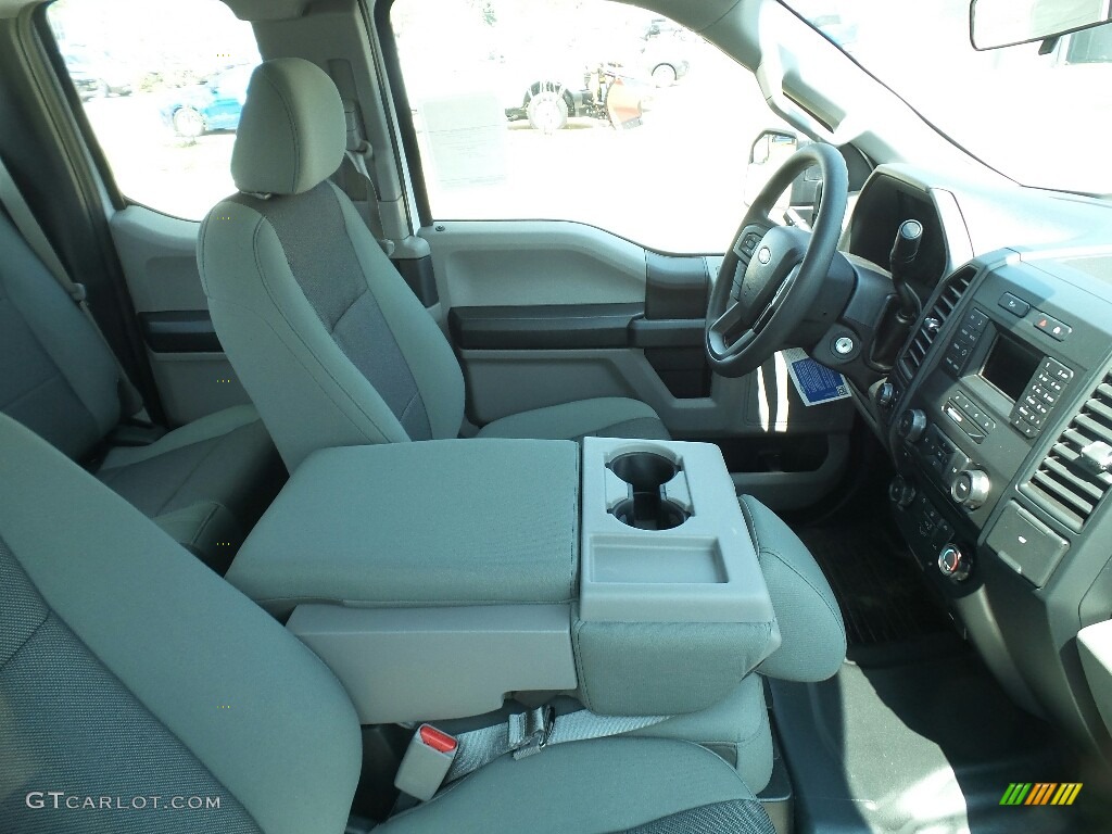 2017 F150 XL SuperCab 4x4 - Oxford White / Earth Gray photo #4