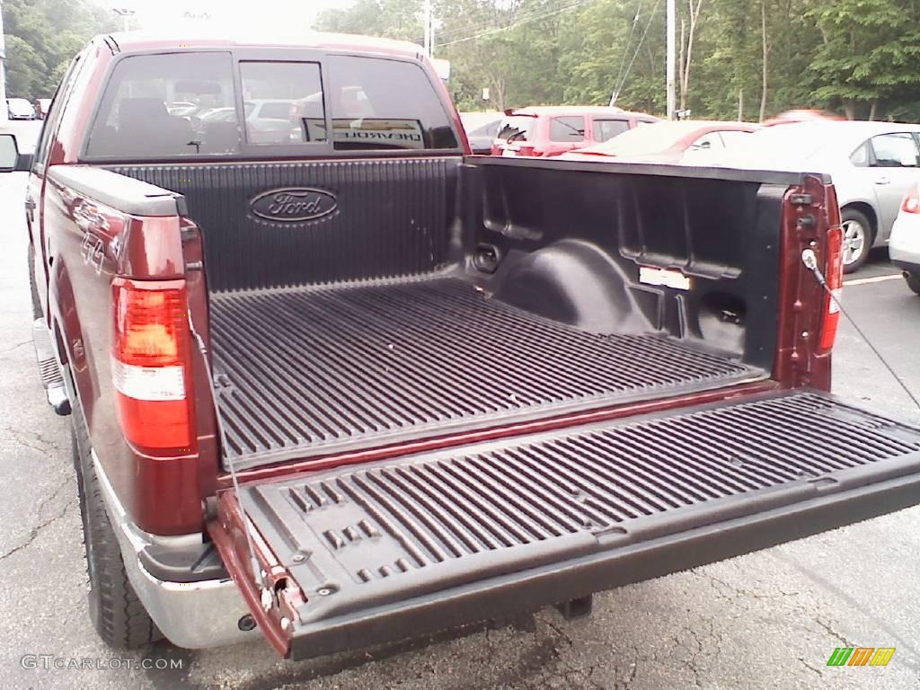 2006 F150 XLT SuperCab 4x4 - Dark Toreador Red Metallic / Medium/Dark Flint photo #7