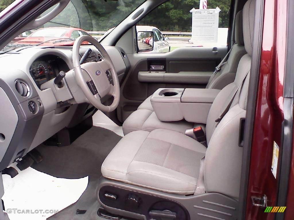 2006 F150 XLT SuperCab 4x4 - Dark Toreador Red Metallic / Medium/Dark Flint photo #8
