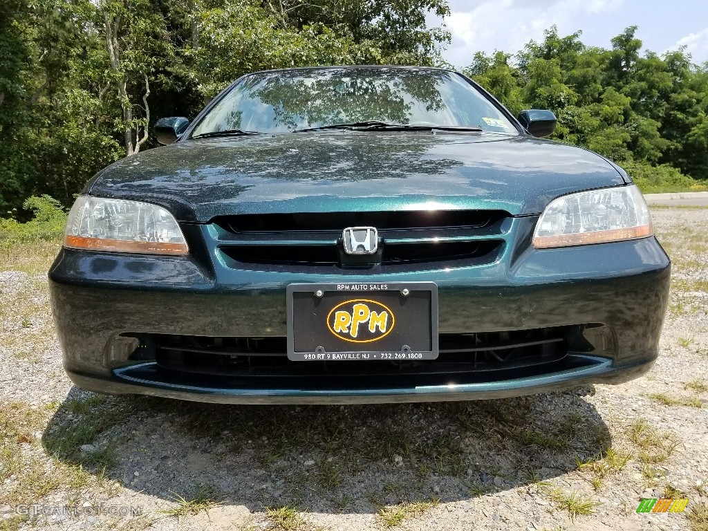2000 Accord SE Sedan - Dark Emerald Pearl / Ivory photo #2