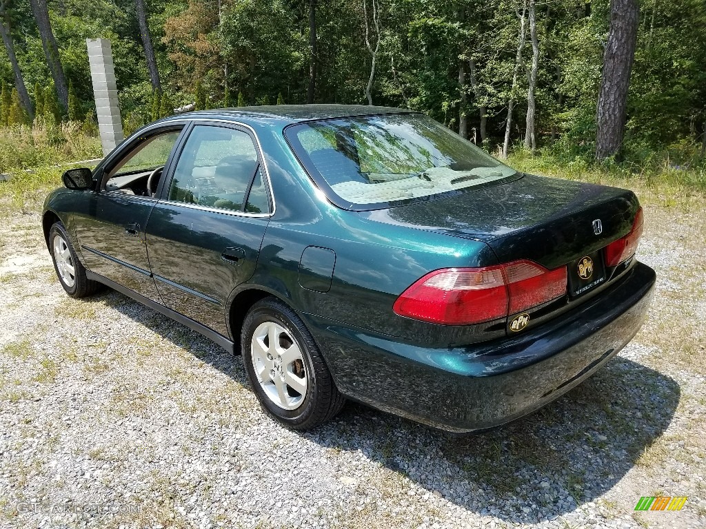 2000 Accord SE Sedan - Dark Emerald Pearl / Ivory photo #4
