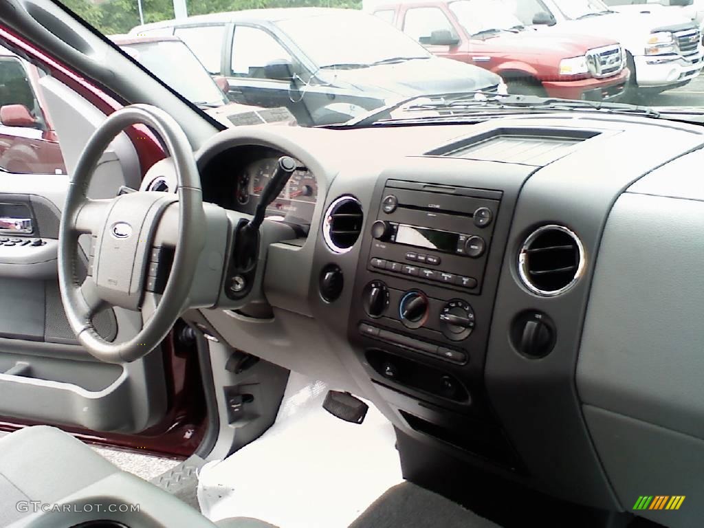 2006 F150 XLT SuperCab 4x4 - Dark Toreador Red Metallic / Medium/Dark Flint photo #13