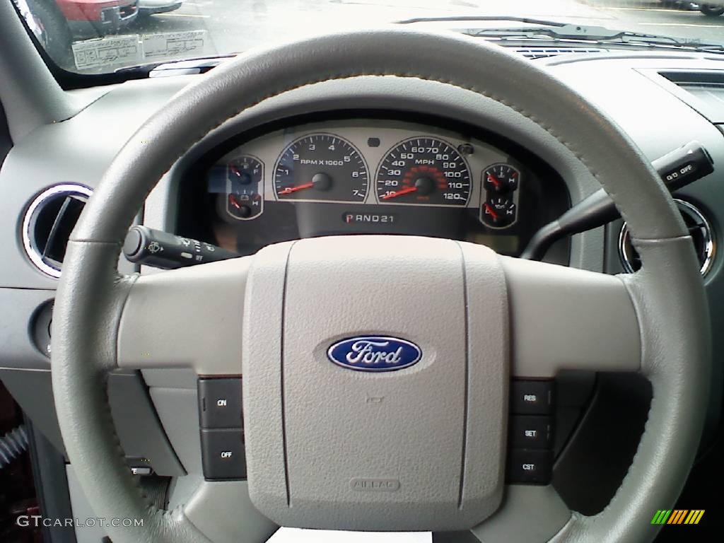 2006 F150 XLT SuperCab 4x4 - Dark Toreador Red Metallic / Medium/Dark Flint photo #18