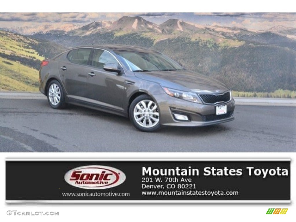 2014 Optima EX - Metal Bronze / Beige photo #1