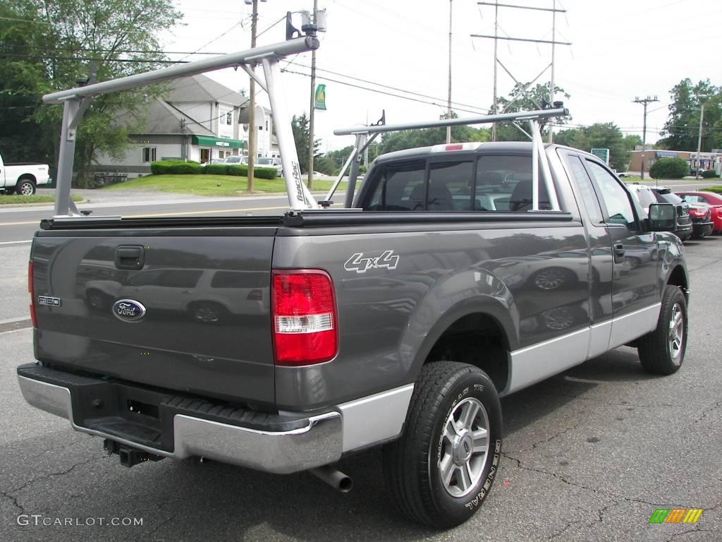 2006 F150 XLT Regular Cab 4x4 - Dark Shadow Grey Metallic / Medium/Dark Flint photo #3