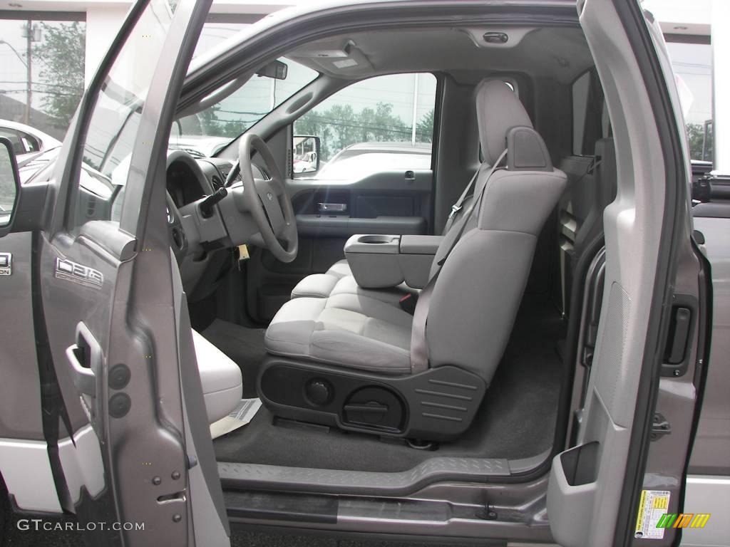 2006 F150 XLT Regular Cab 4x4 - Dark Shadow Grey Metallic / Medium/Dark Flint photo #6