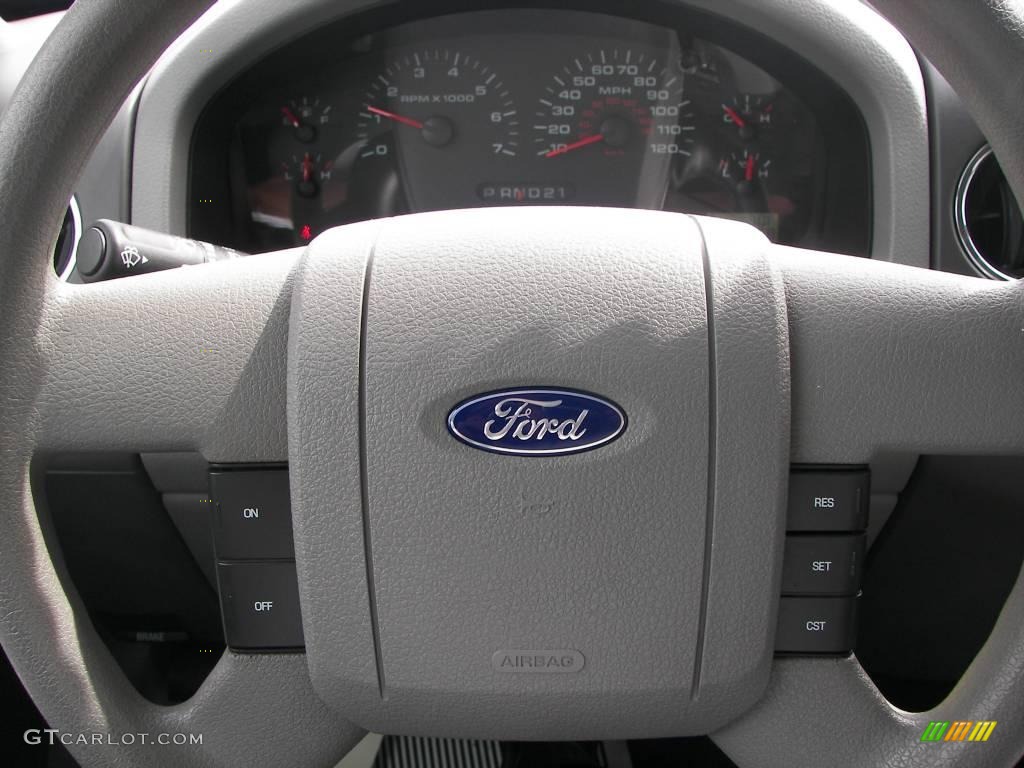 2006 F150 XLT Regular Cab 4x4 - Dark Shadow Grey Metallic / Medium/Dark Flint photo #11
