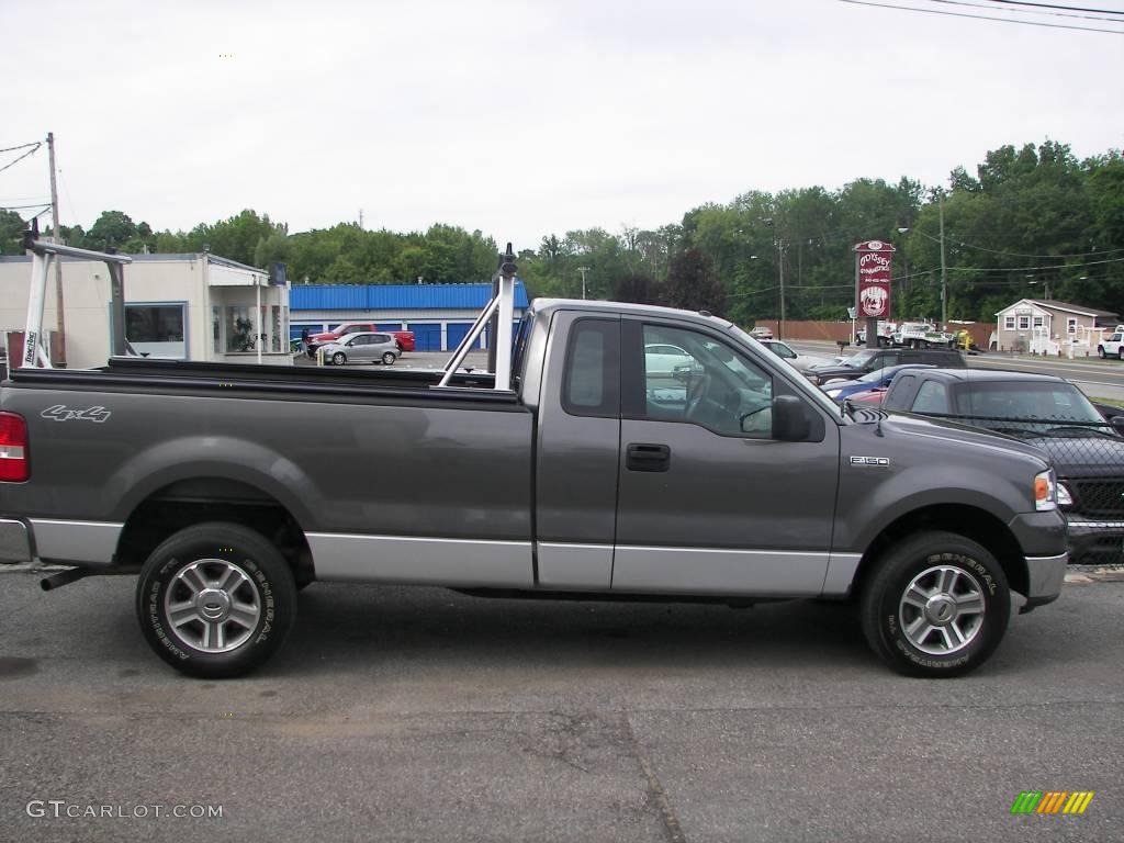 2006 F150 XLT Regular Cab 4x4 - Dark Shadow Grey Metallic / Medium/Dark Flint photo #19