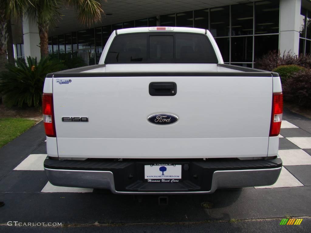 2006 F150 XLT SuperCab - Oxford White / Tan photo #4