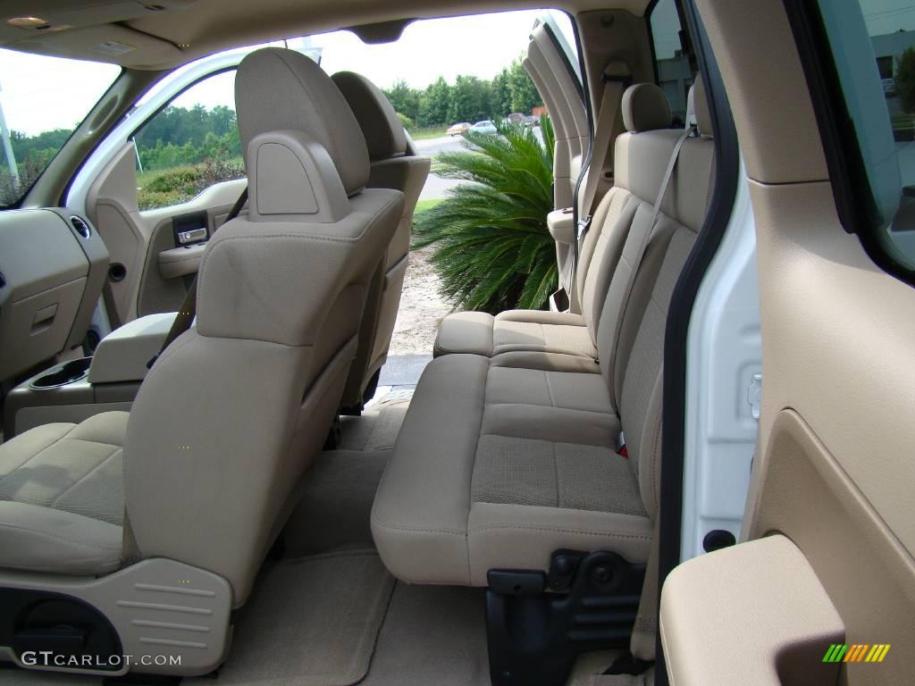 2006 F150 XLT SuperCab - Oxford White / Tan photo #10