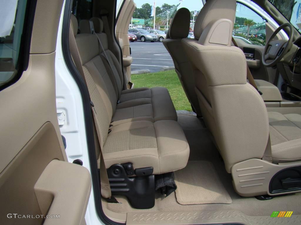 2006 F150 XLT SuperCab - Oxford White / Tan photo #13