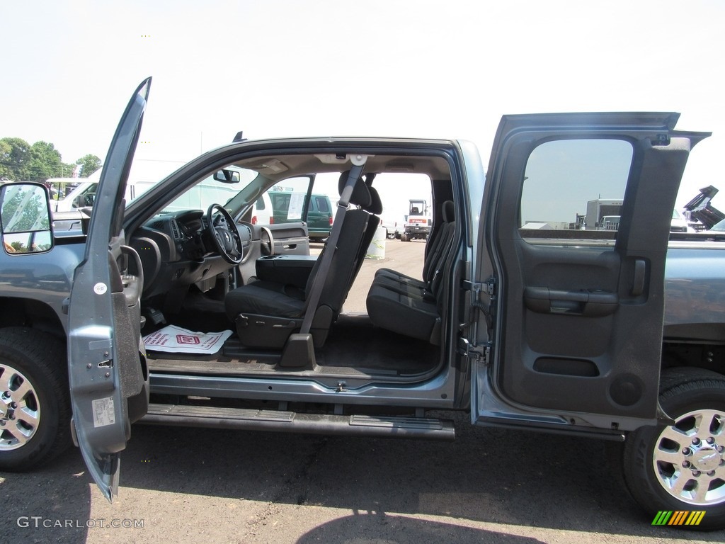 2011 Silverado 2500HD LT Extended Cab 4x4 - Imperial Blue Metallic / Ebony photo #33