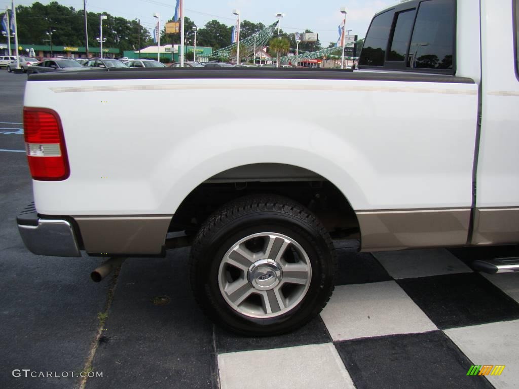 2006 F150 XLT SuperCab - Oxford White / Tan photo #26