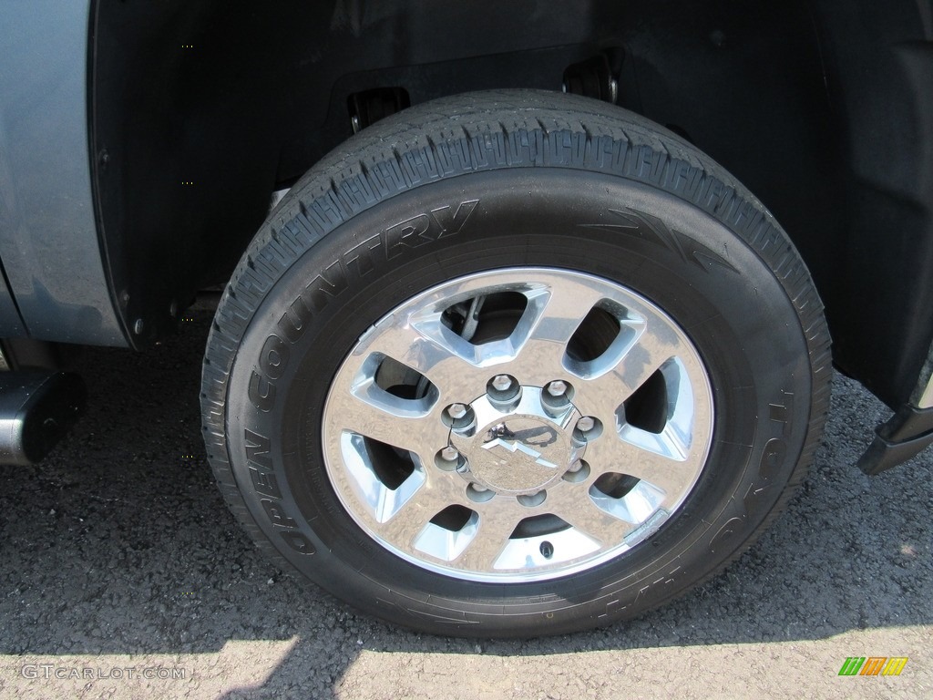 2011 Silverado 2500HD LT Extended Cab 4x4 - Imperial Blue Metallic / Ebony photo #52